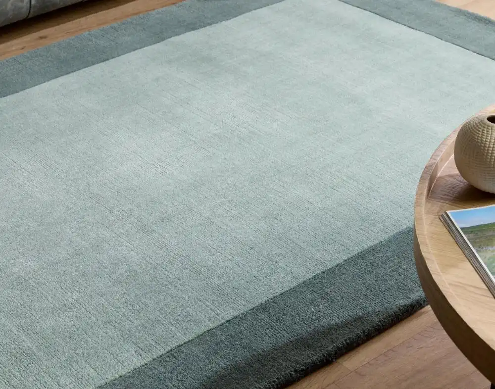 Borders Sage Green Rug - Image 3