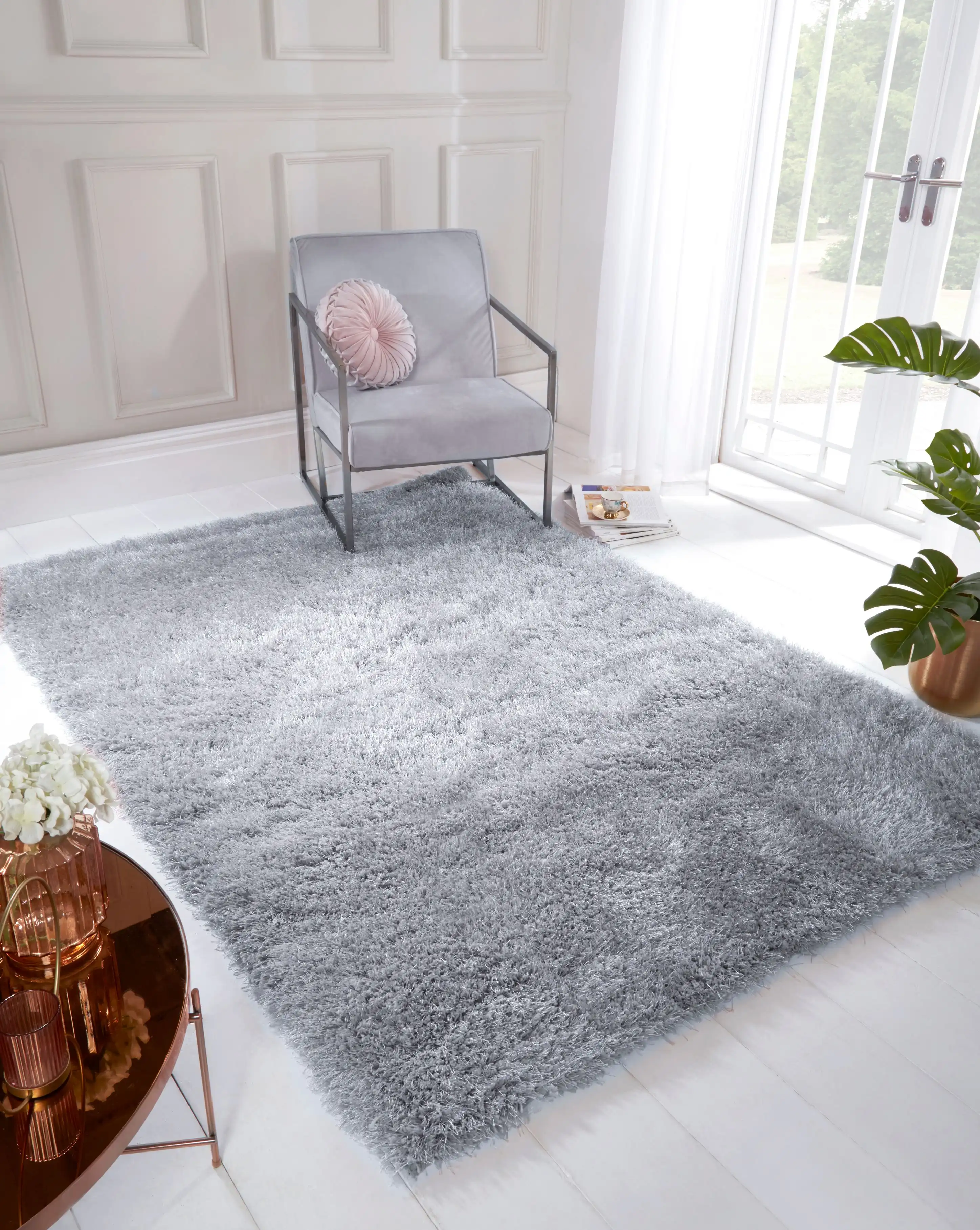 Boston Urco Silver Rug