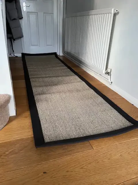 Boucle Sisal Spice with Charcoal Border Rug - Image 6