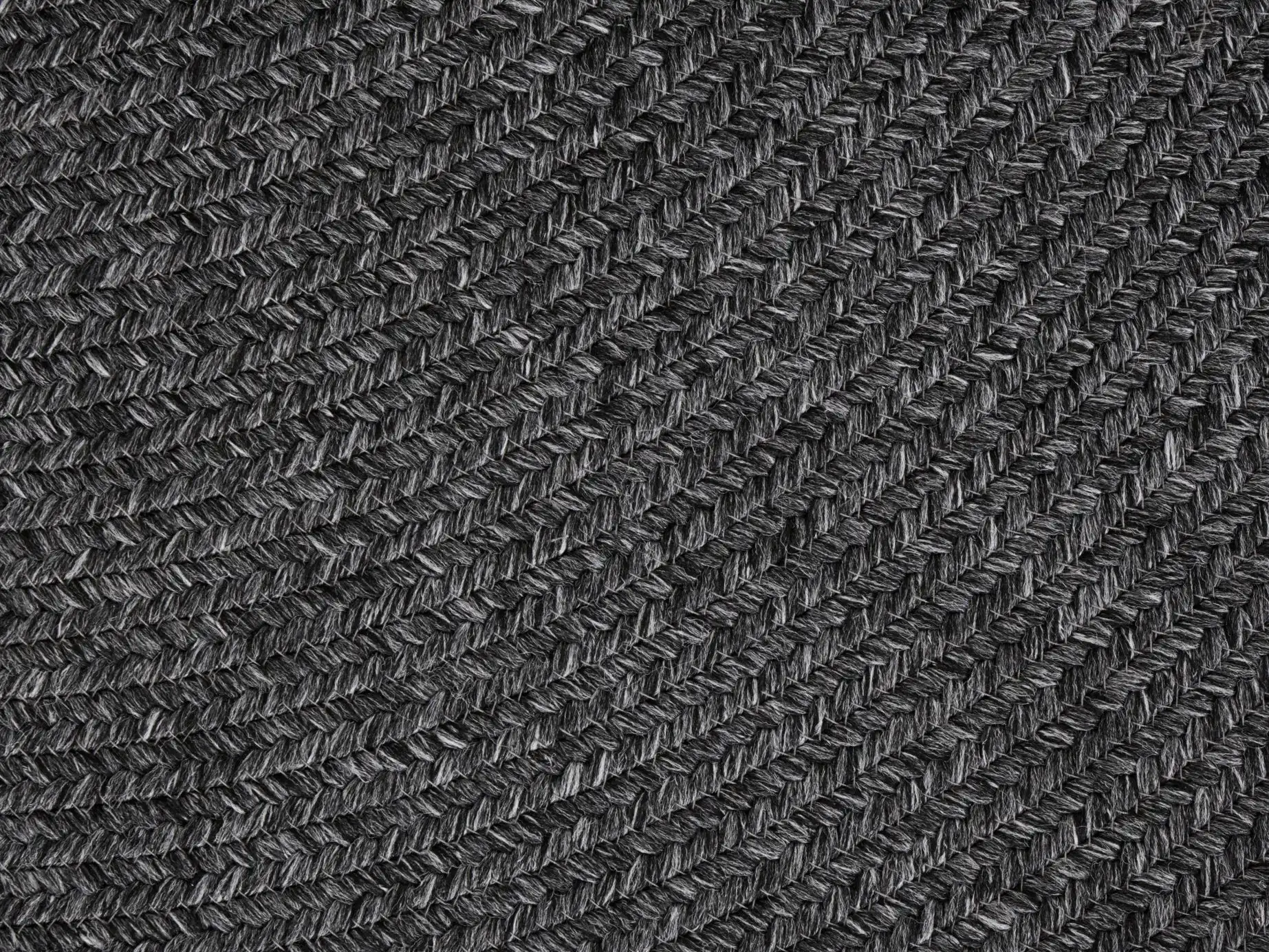 Braided 105550 Trenzado Dark Grey Rug - Image 3