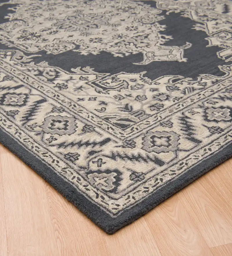 Bronte Shadow Charcoal Beige Rug - Image 2
