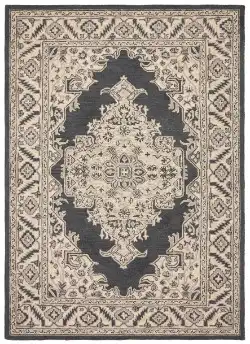 Bronte Shadow Charcoal Beige Rug - Image 4