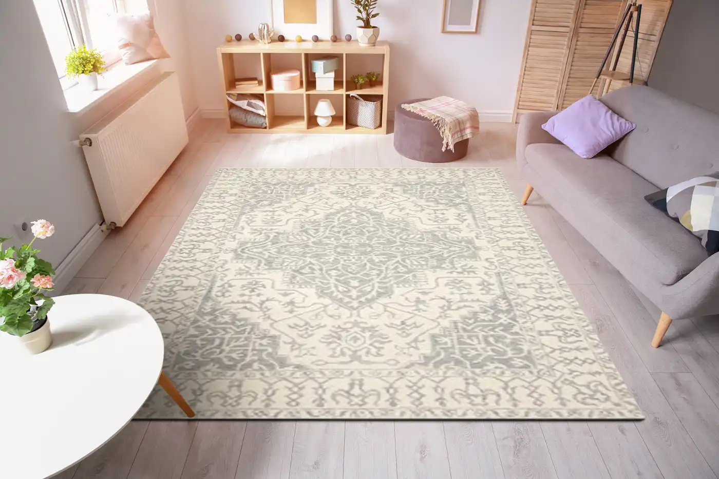 Bronte Silver Cream Rug