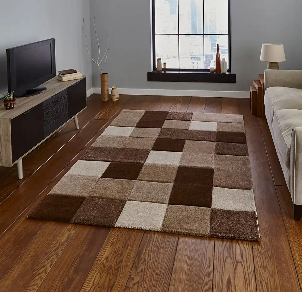 Brooklyn 646 Beige Brown Rug