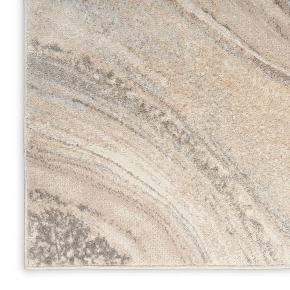 Brushstrokes BSK03 Cream Grey Rug - Image 6
