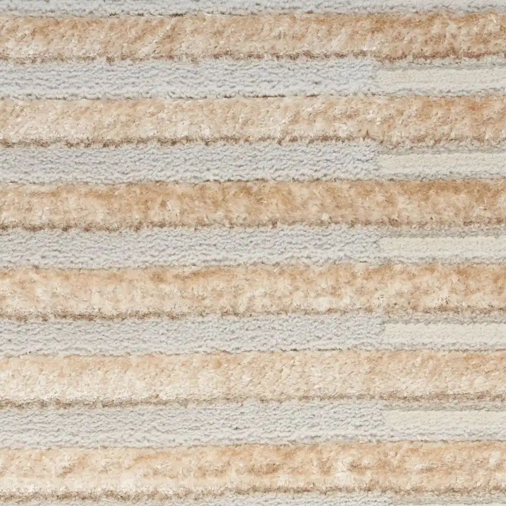 Brushstrokes BSK04 Beige Silver 1 Rug - Image 3
