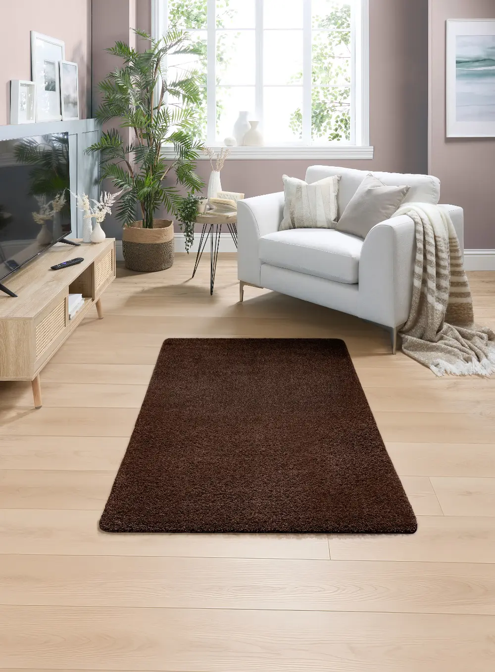 Buddy Washable Chocolate Rug - Image 8