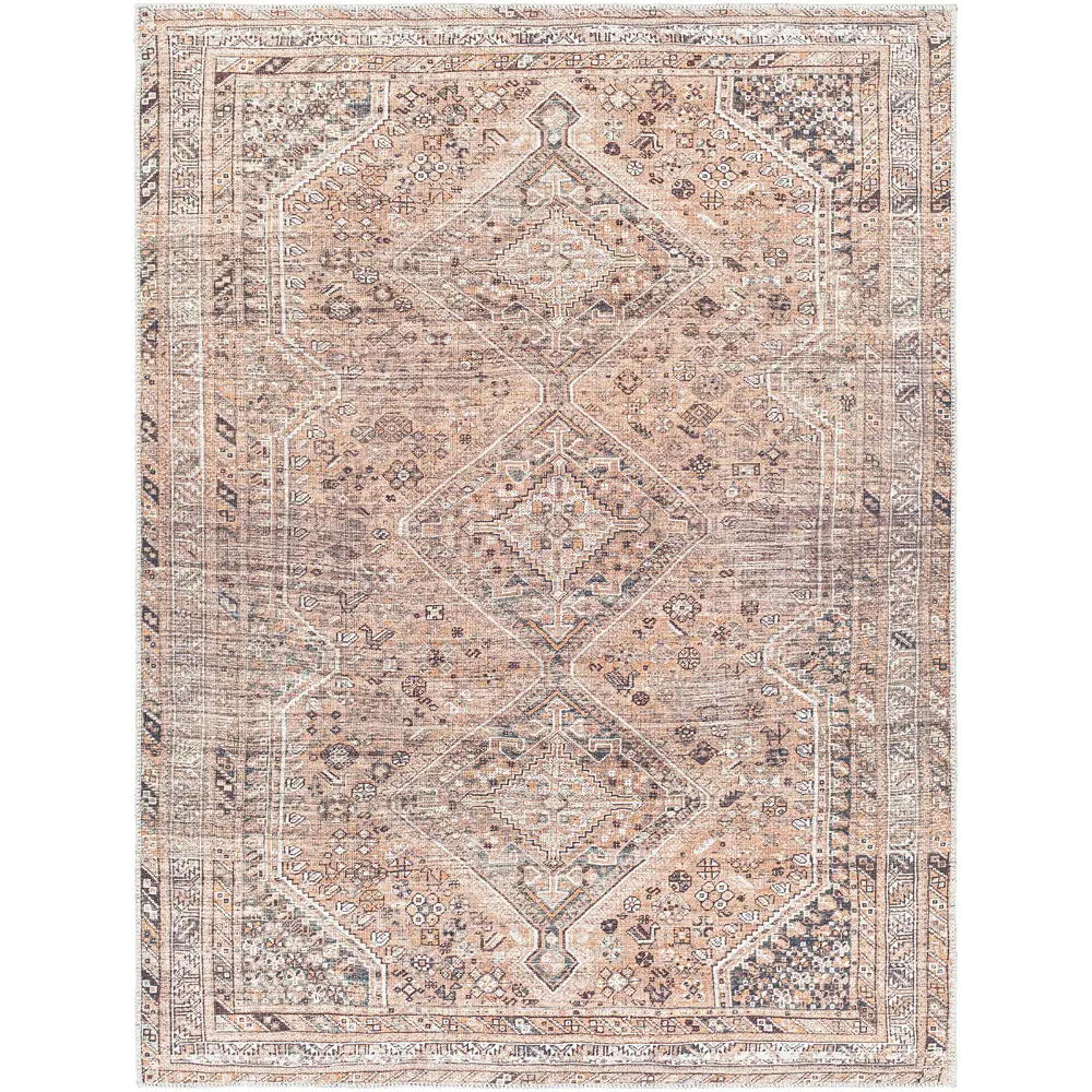 Calypso Machine Washable Traditionnal Boho Cider Rug - Image 6