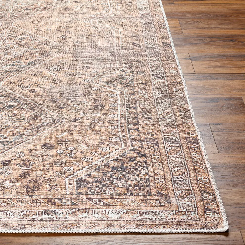 Calypso Machine Washable Traditionnal Boho Cider Rug - Image 9