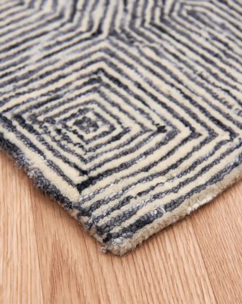 Camden Black and White Rug - Image 4