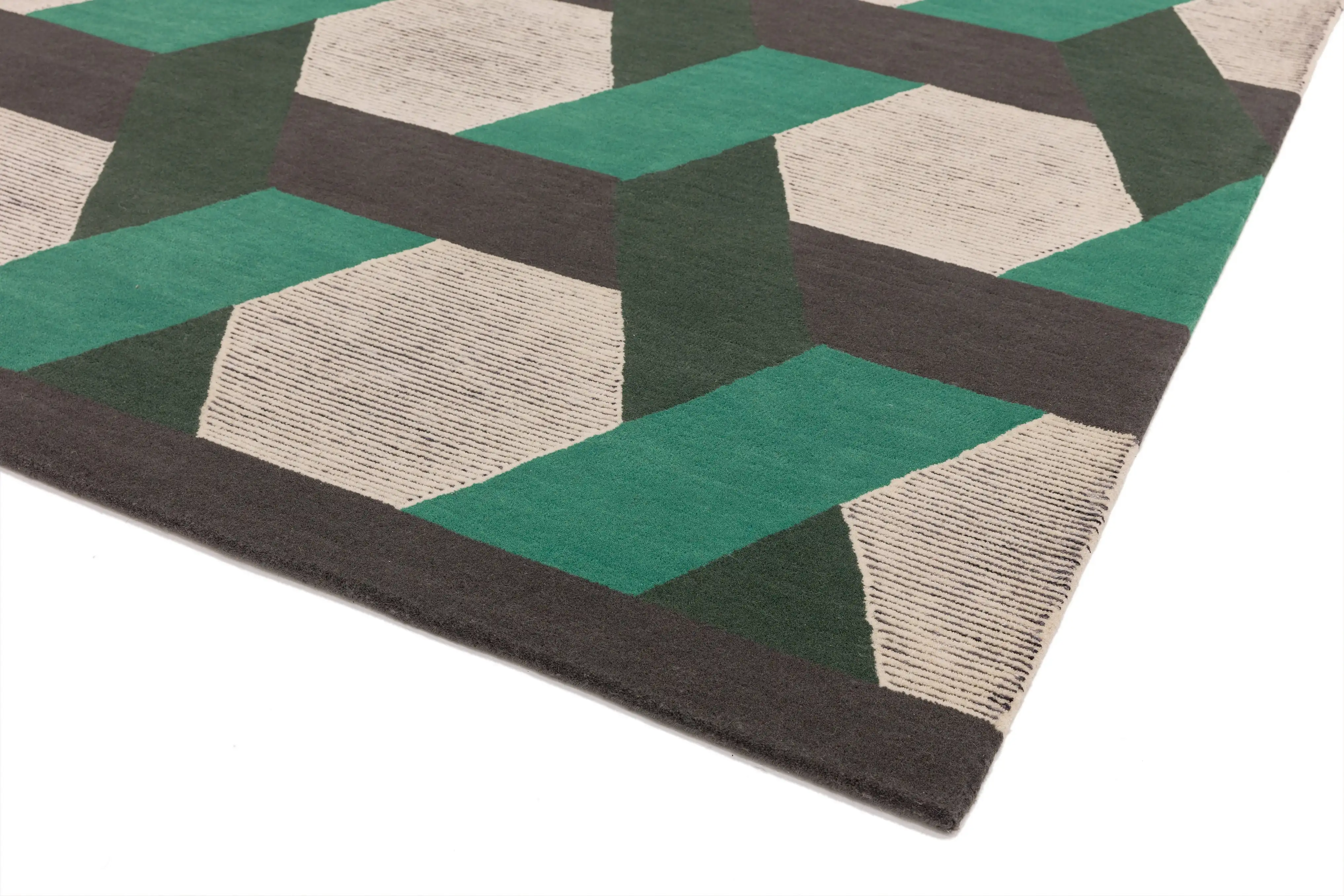Camden Green Rug - Image 3