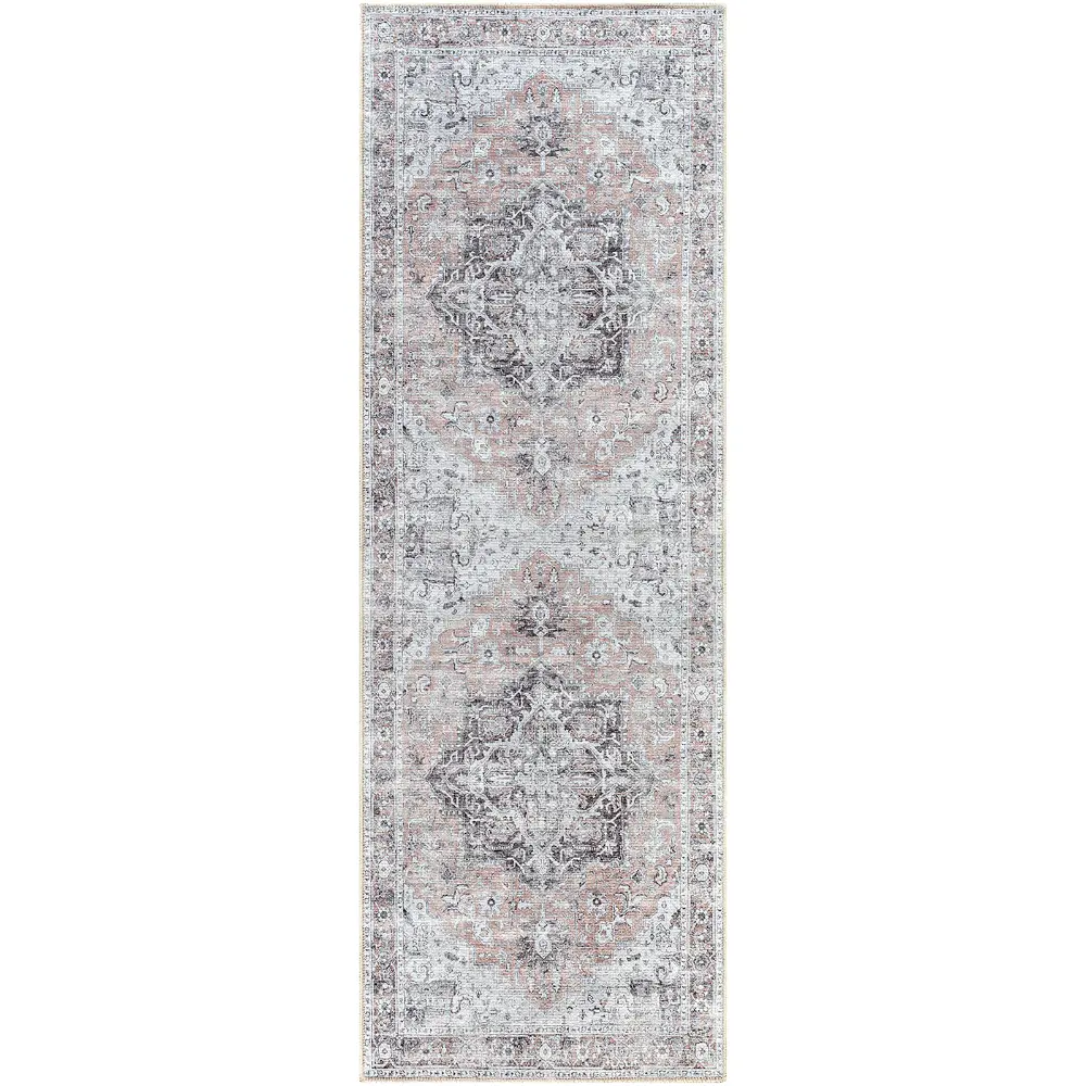 CAPUCINE Machine Washable Modern Boho Grey Rug - Image 11