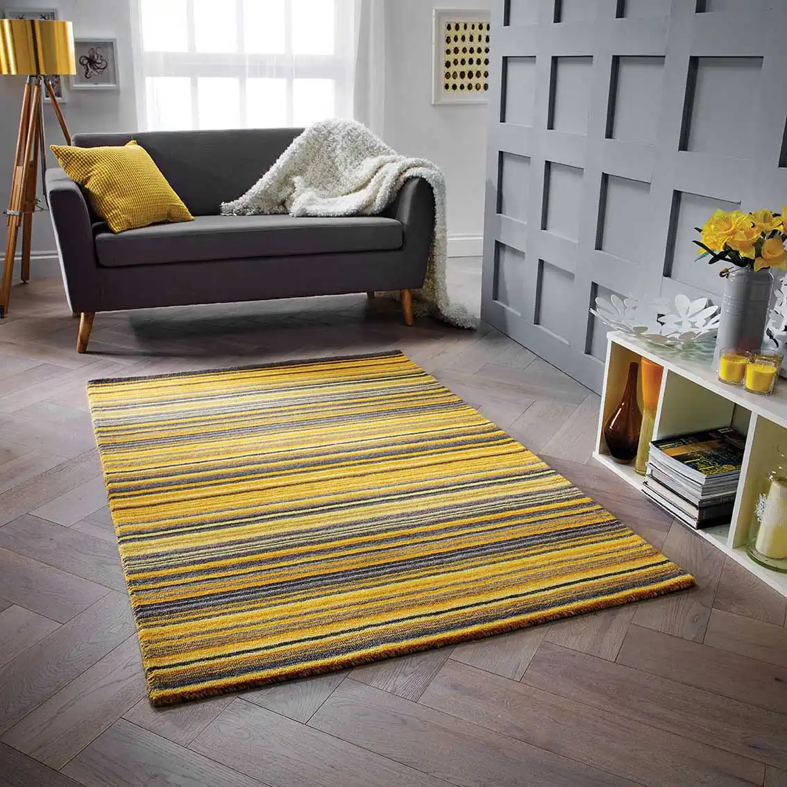 Carter Ochre Yellow Rug