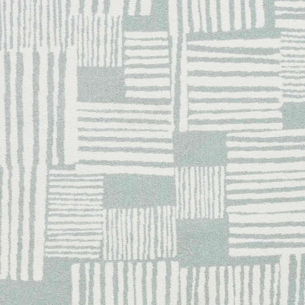 Catherine Lansfield Blocks Modern Abstract Sage Green Rug - Image 6