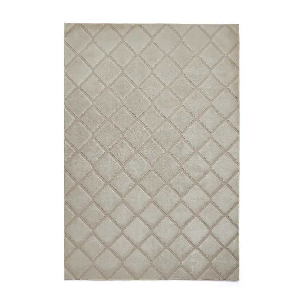 Catherine Lansfield Cosy Diamond Natural - Image 3
