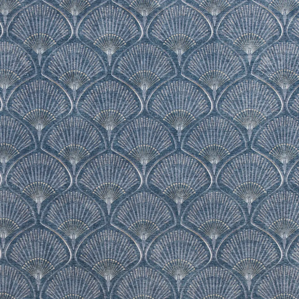 Catherine Lansfield Deco Peacock Washable Blue Rug - Image 5