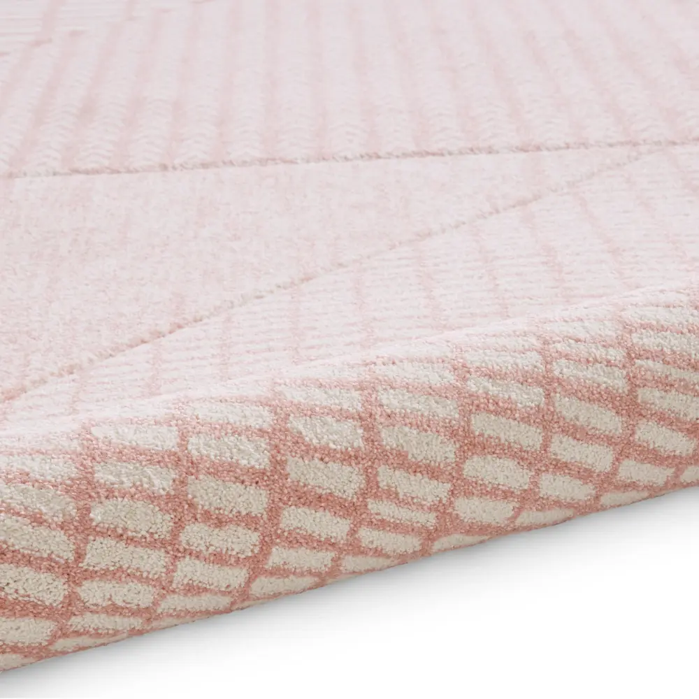 Catherine Lansfield Larsson Modern Abstract Rose Rug - Image 8