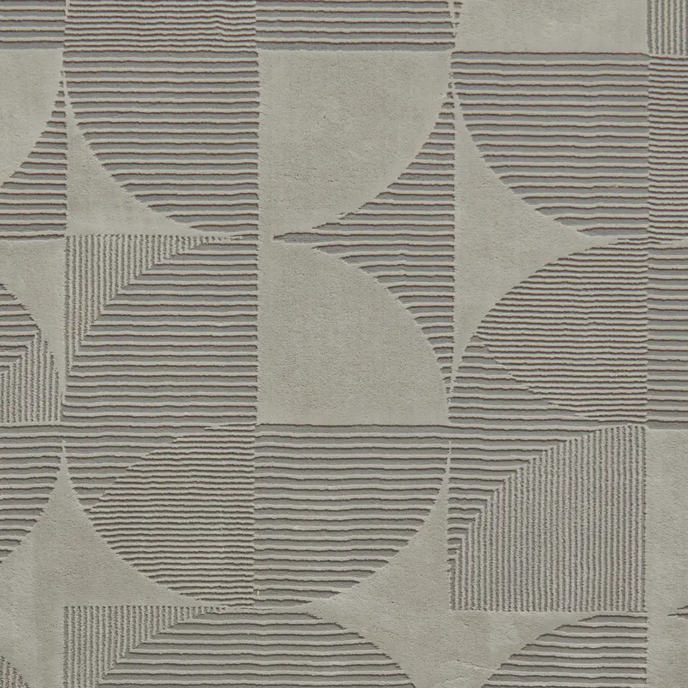 Catherine Lansfield Retro Circles Silver - Image 6