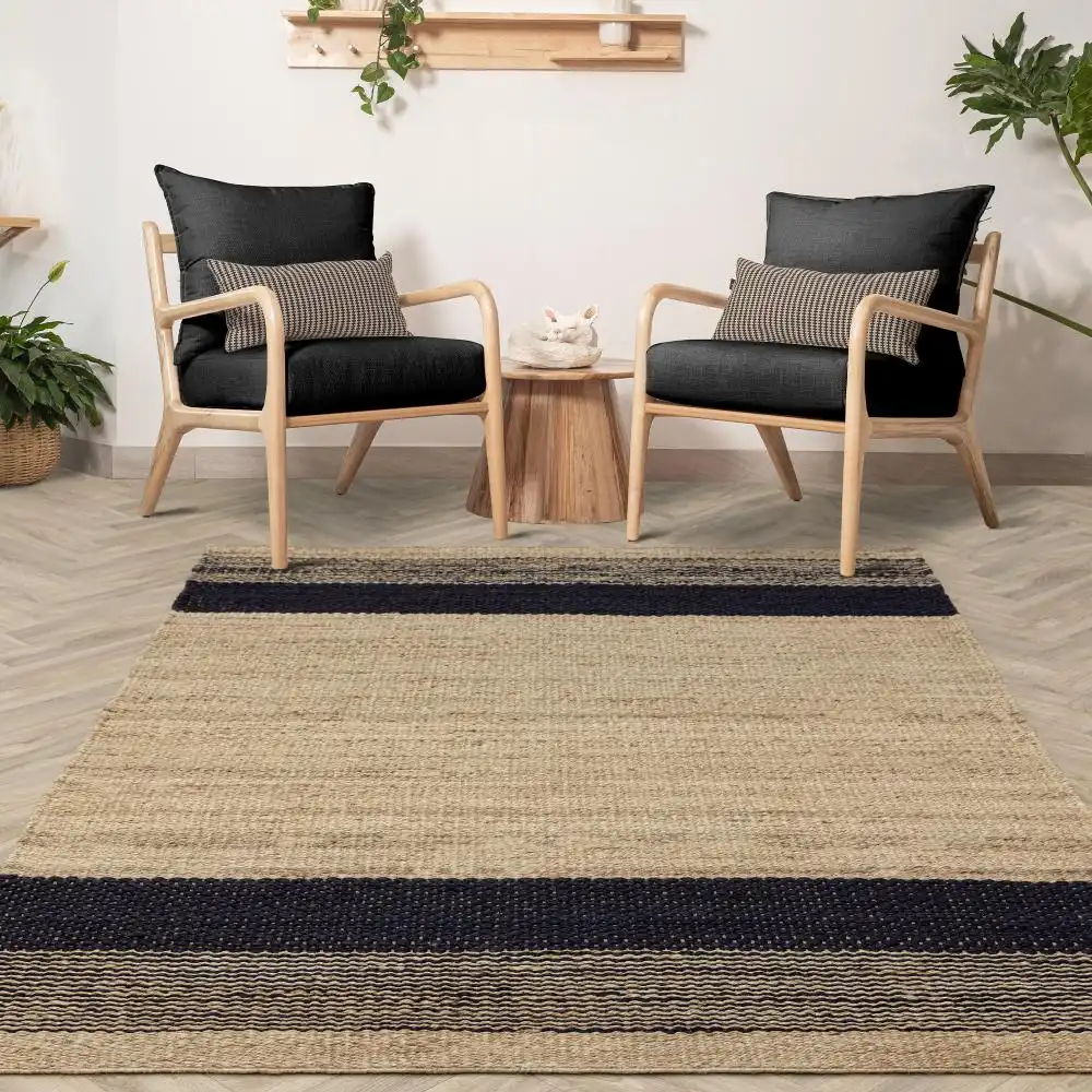 Cedar Charcoal Natural Rug