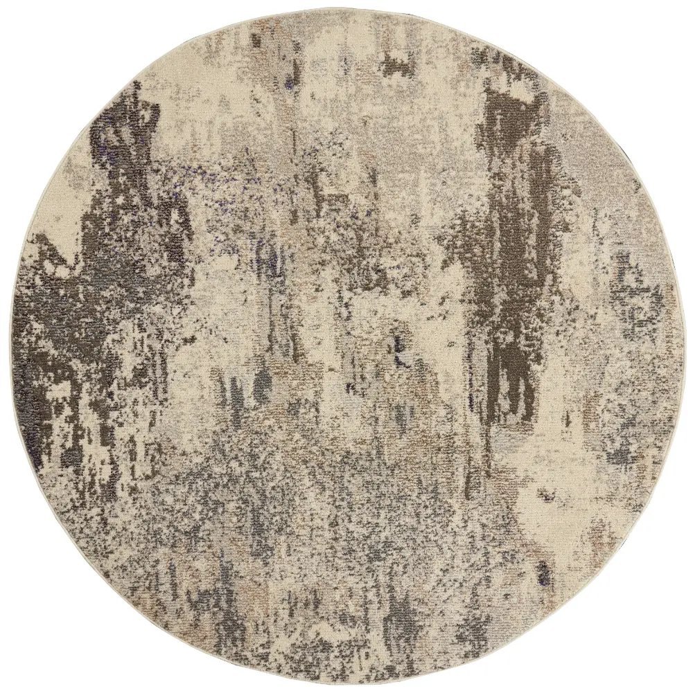 Celestial CES02 Ivory Grey Rug - Image 13