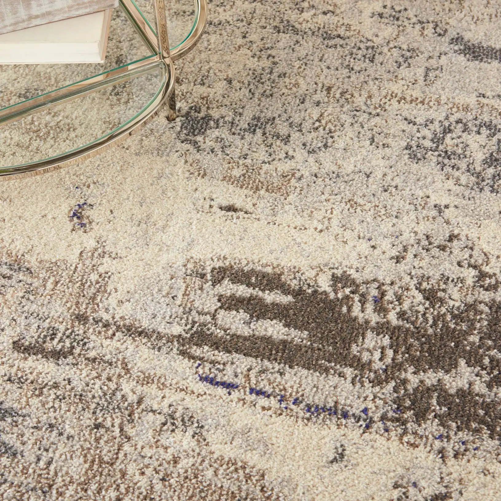 Celestial CES02 Ivory Grey Rug - Image 4
