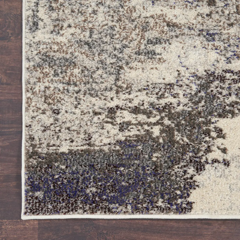 Celestial CES02 Ivory Grey Rug - Image 9