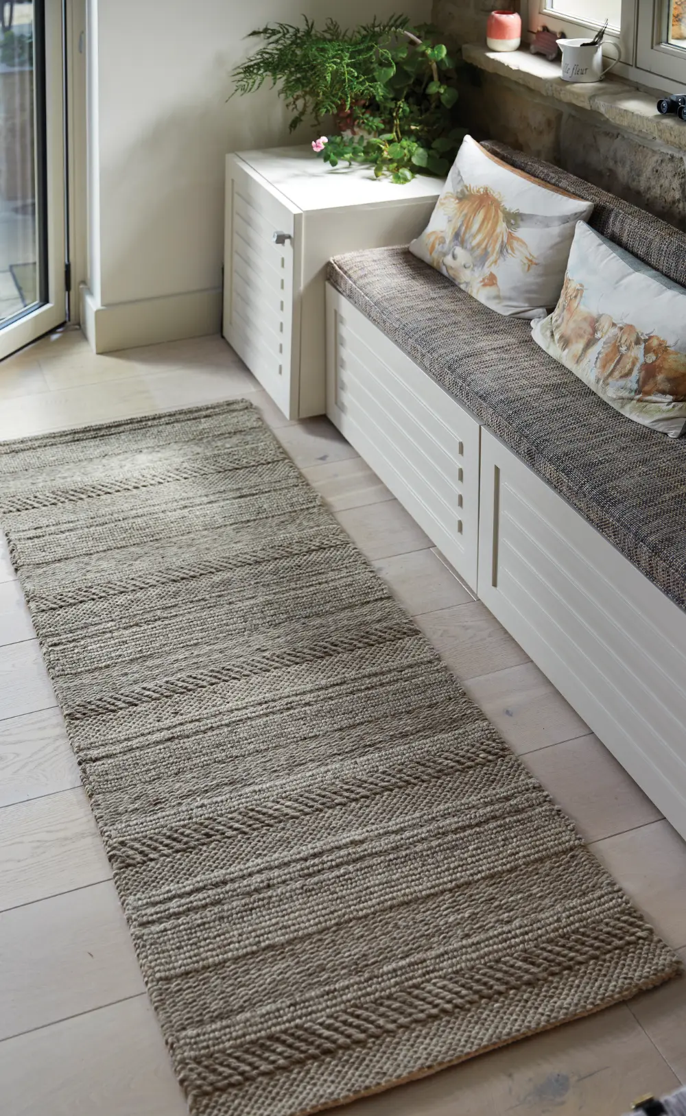Chunky Knit Natural Rug - Image 4