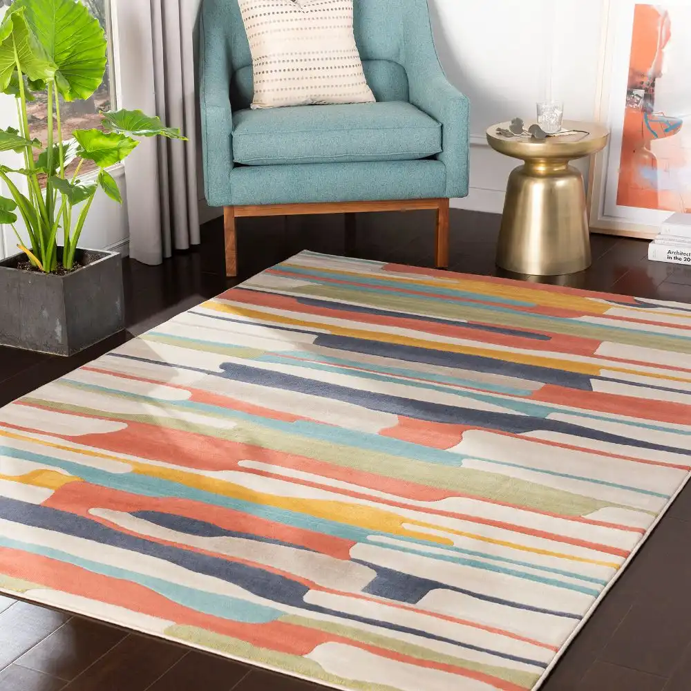 Anais Scandi Modern Coral Rug
