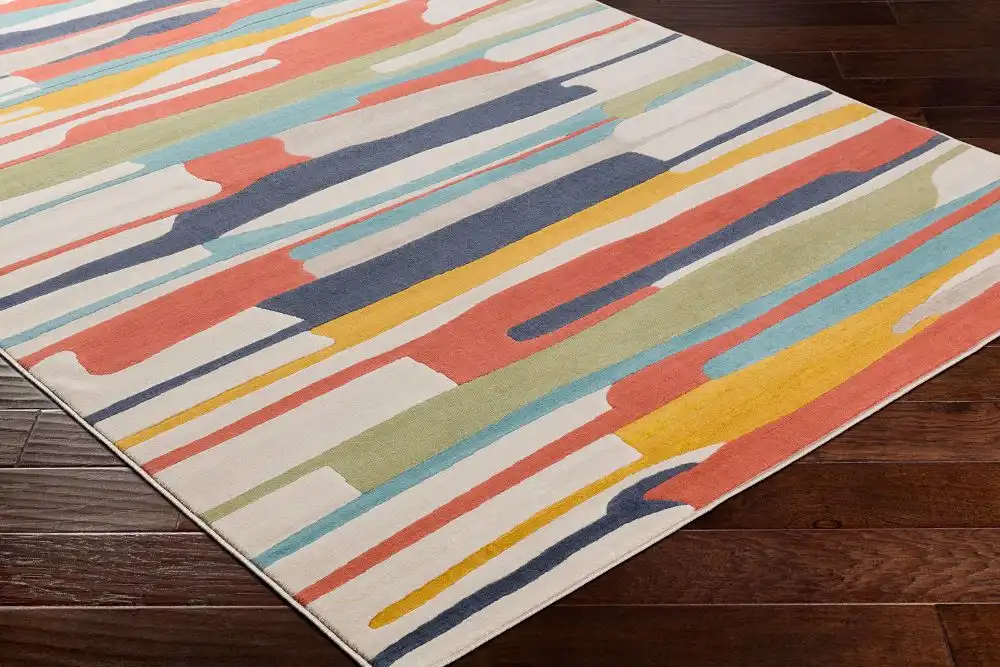 Anais Scandi Modern Coral Rug - Image 6