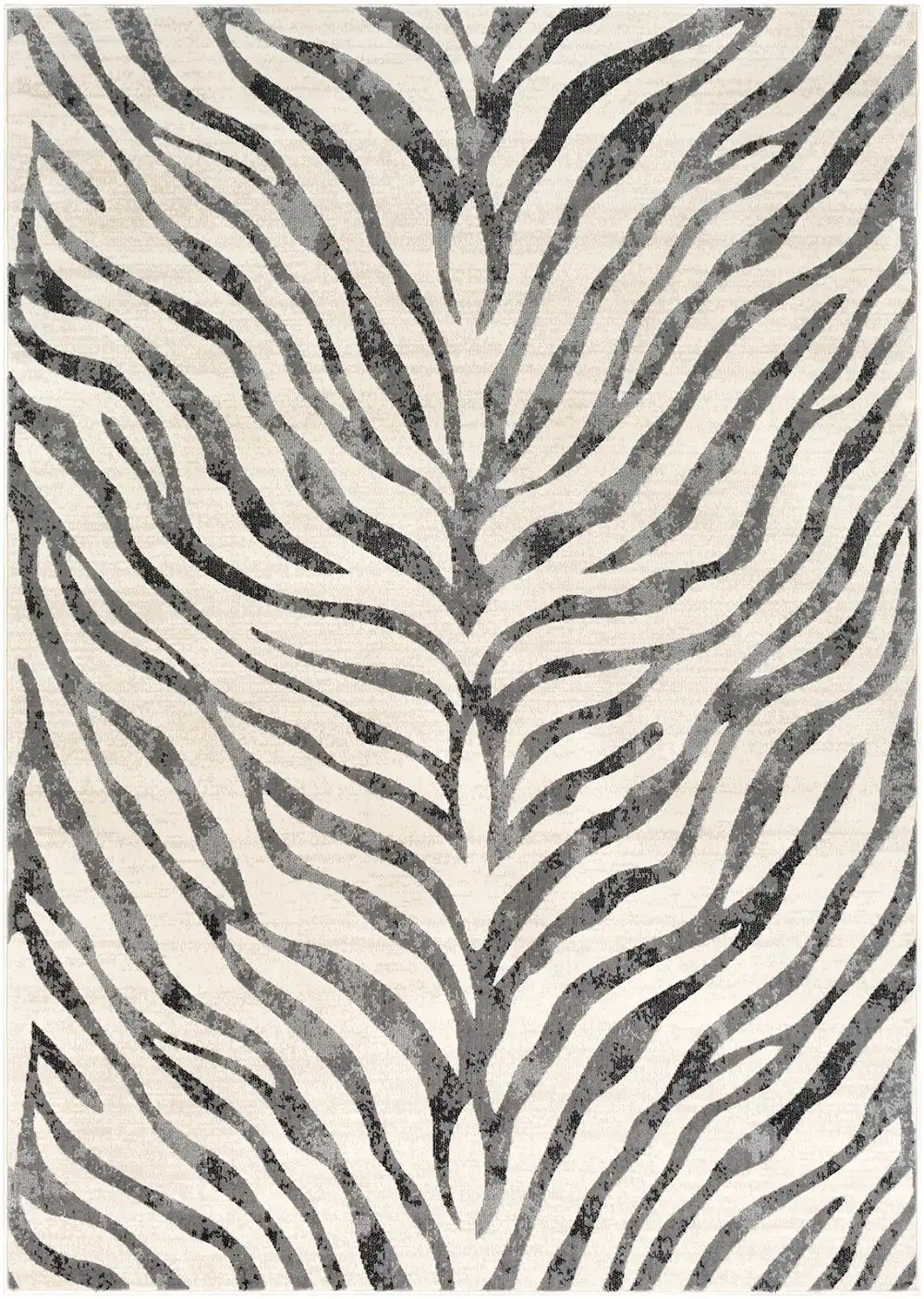 Cybele Scandi Boho Zebra Light Grey Rug - Image 8