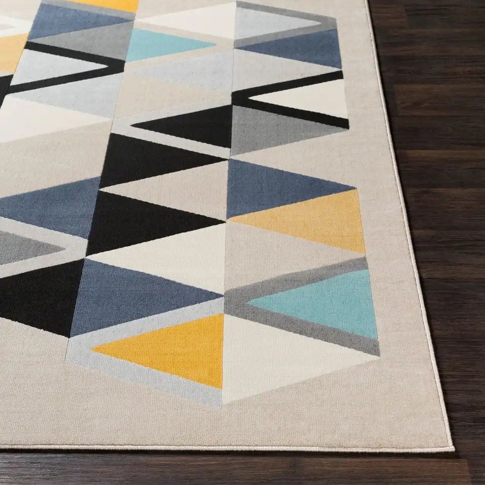 Delaney Scandi Geometric Mustard Rug - Image 7