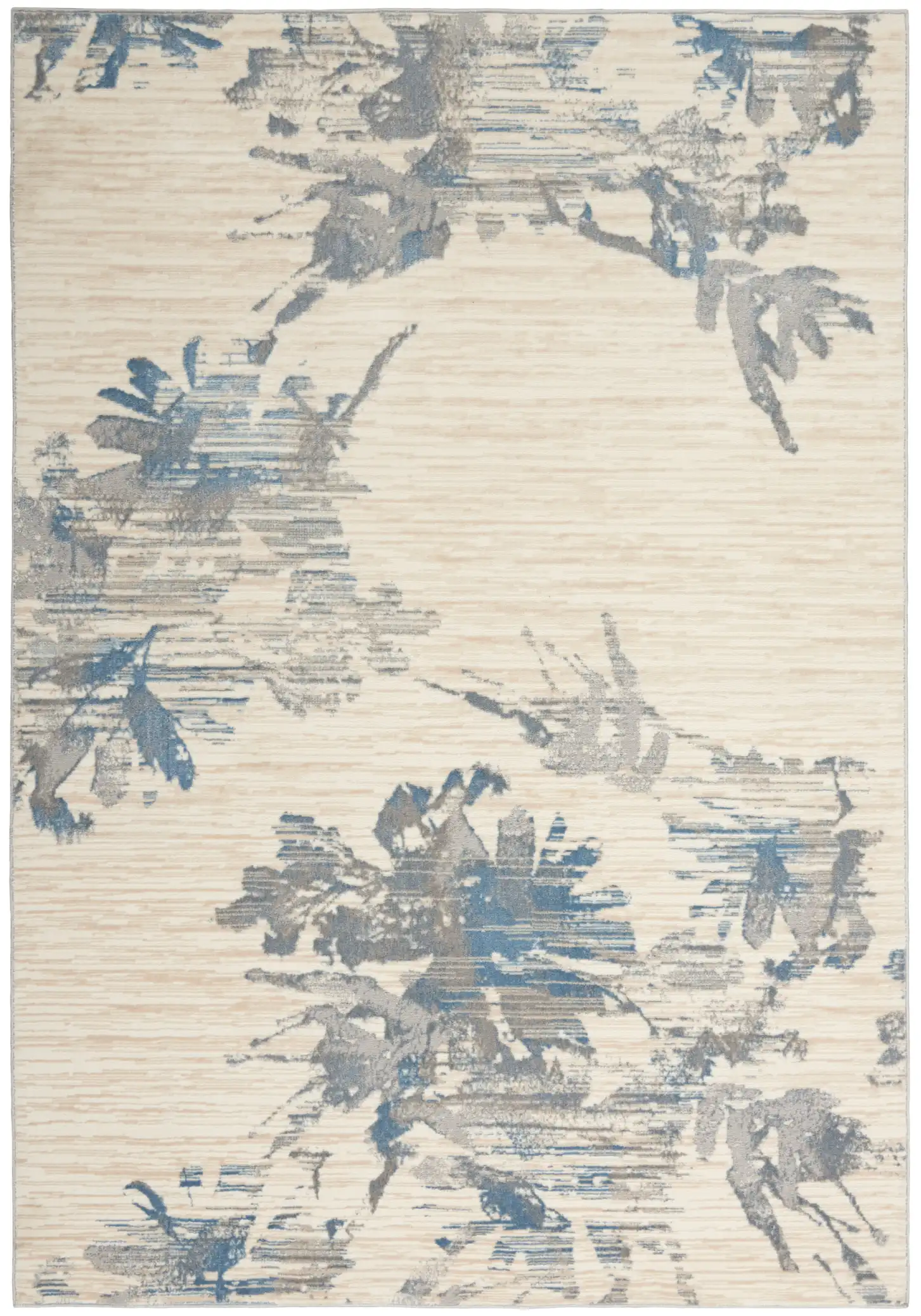CK005 Enchanting ECH01 Ivory Grey Blue Rug - Image 2