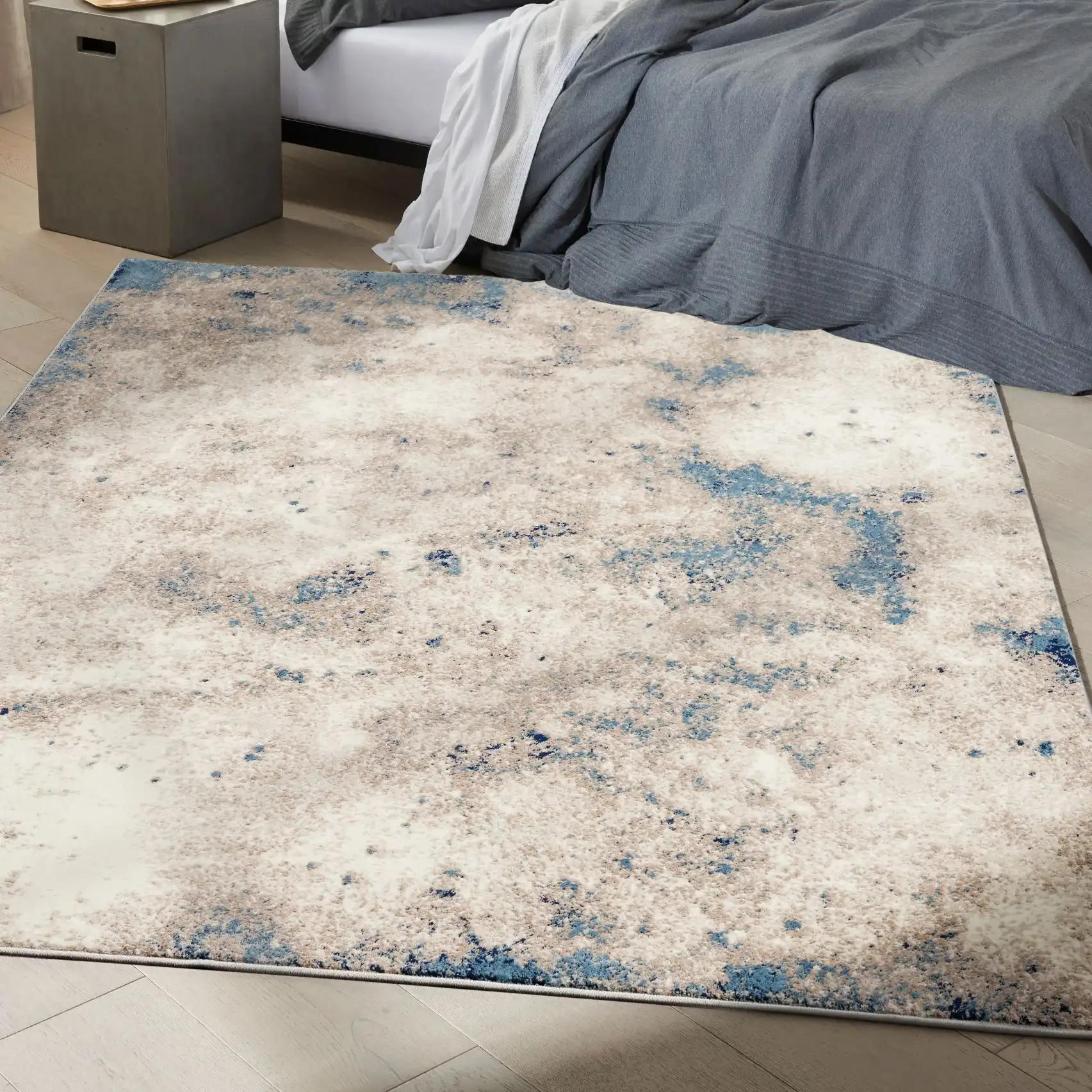 CK022 Infinity IFN05 Ivory Grey Blue Rug