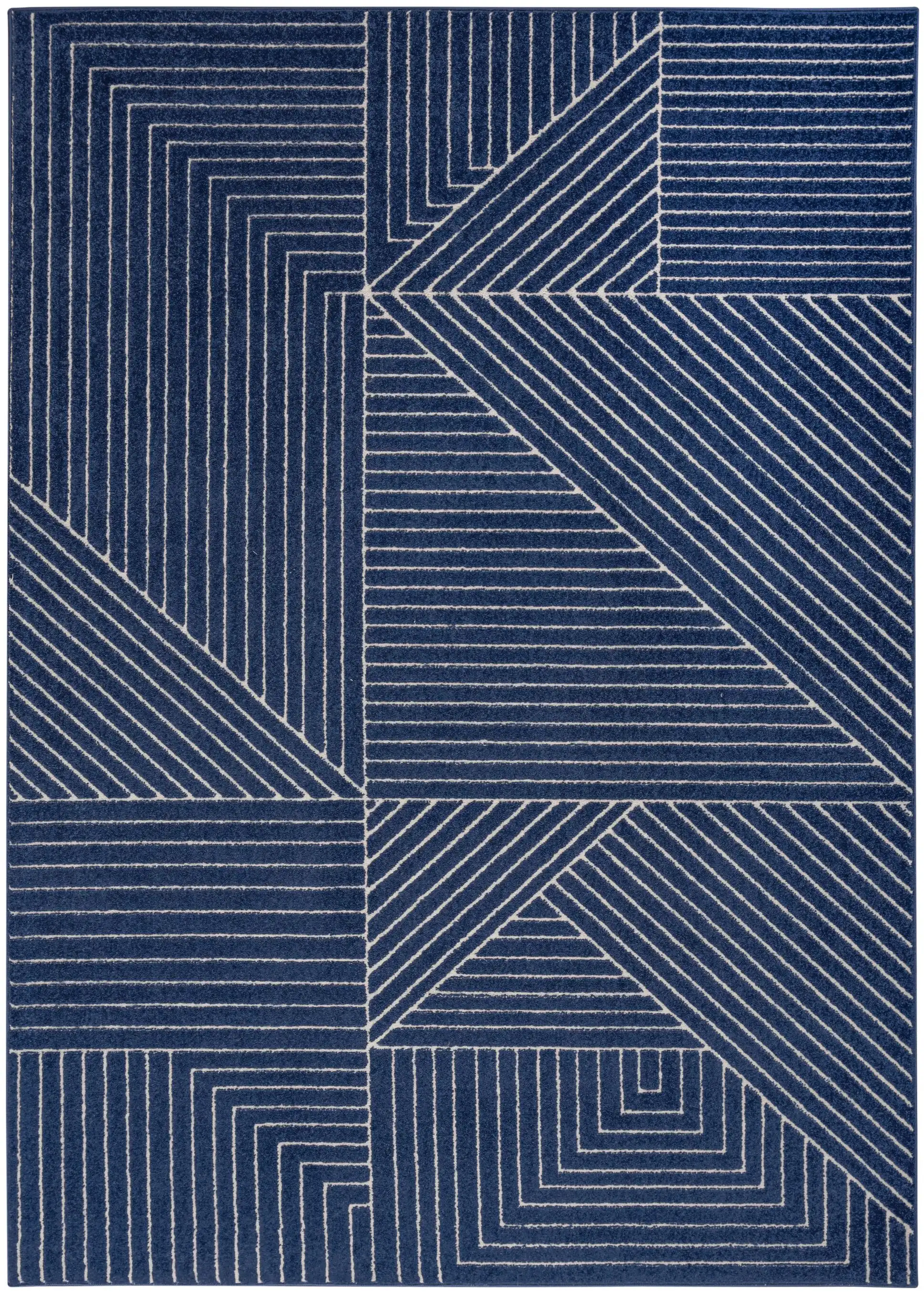 CK023 Balance BLN01 Navy Ivory Rug - Image 2
