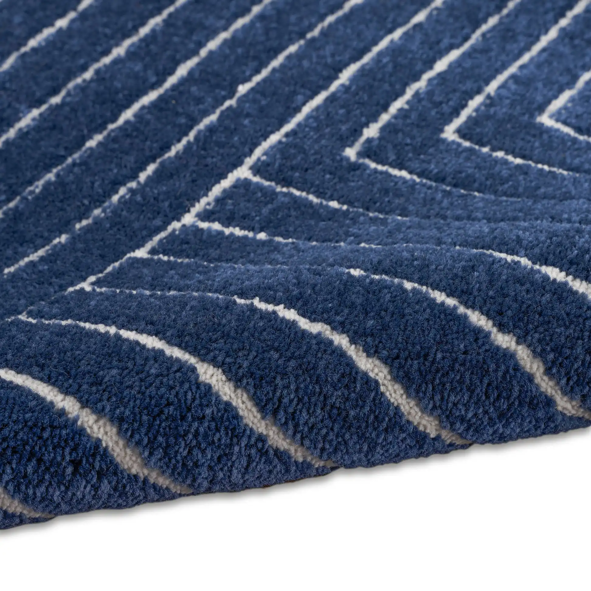CK023 Balance BLN01 Navy Ivory Rug - Image 4