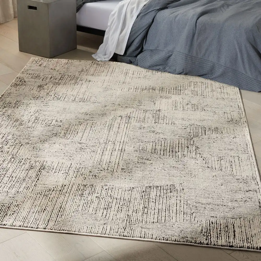 CK024 IRRADIANT IRR01 CREAM BLACK Rug