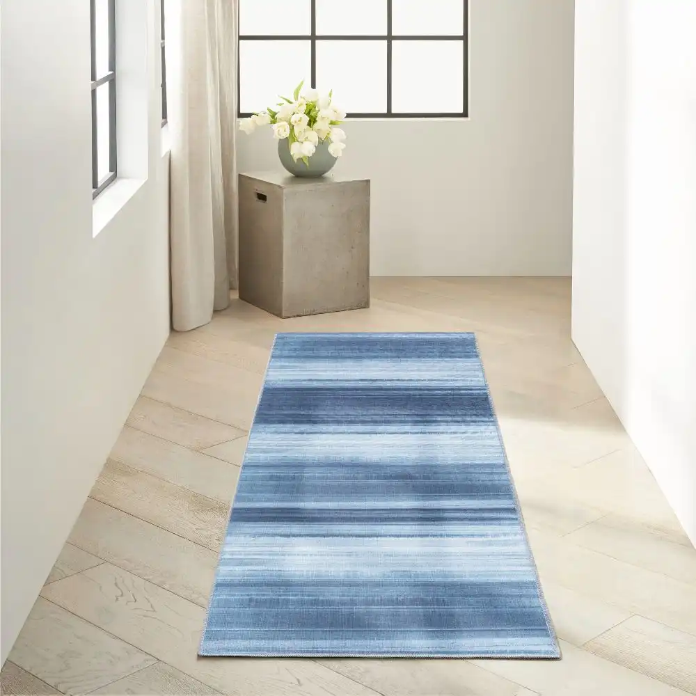 CK031 Launder Washable LDR01 Aqua Rug - Image 7