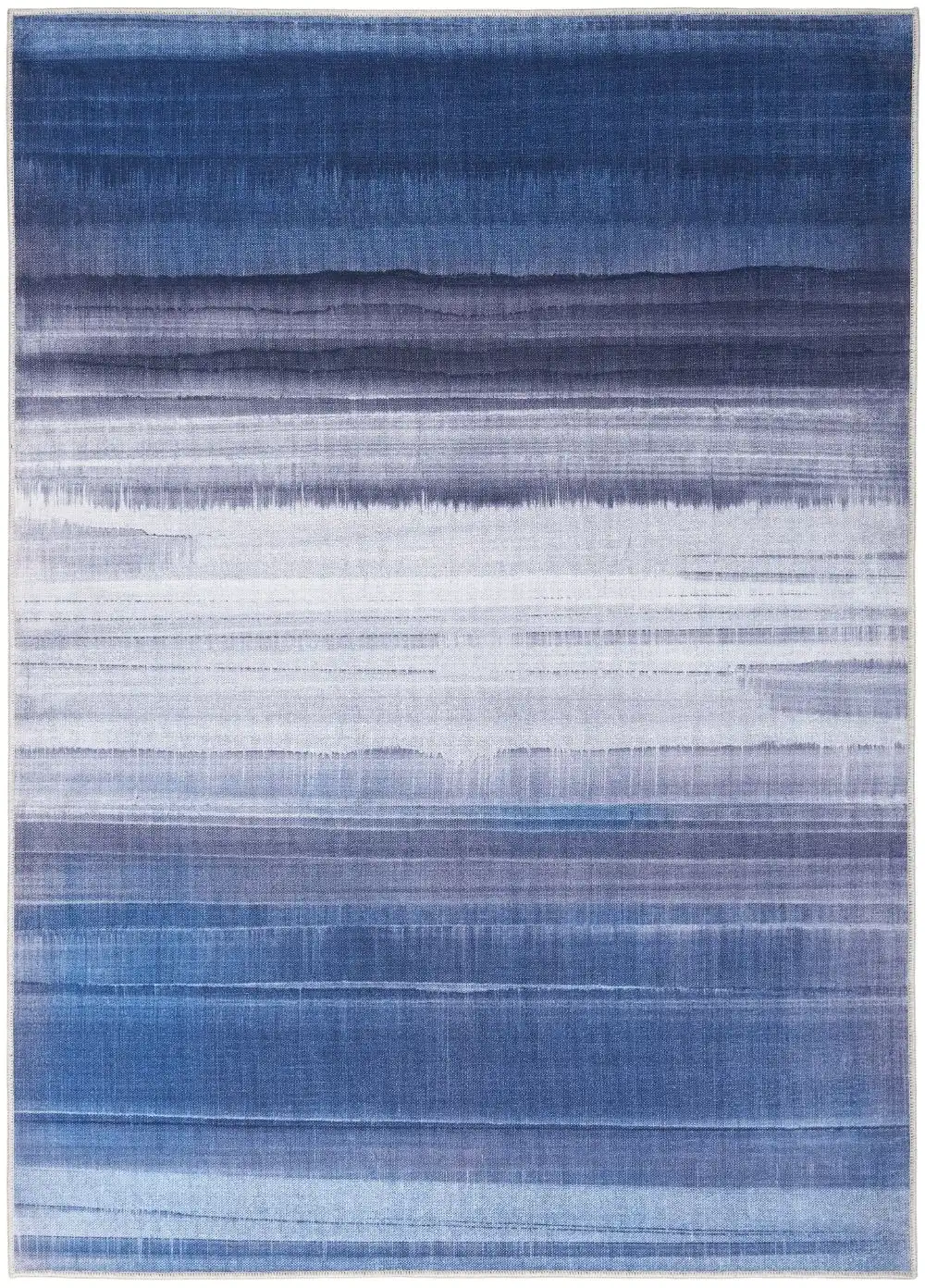 CK031 Launder Washable LDR01 Navy Rug - Image 5