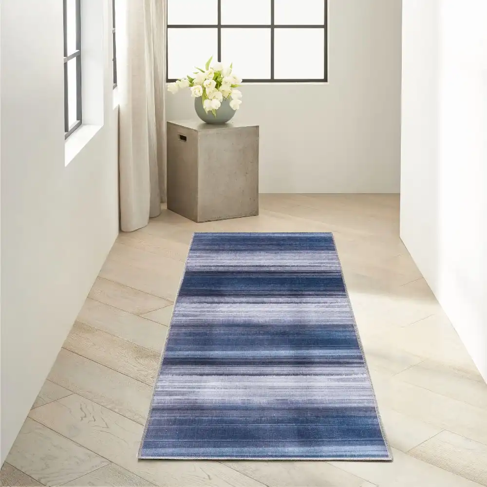 CK031 Launder Washable LDR01 Navy Rug - Image 6
