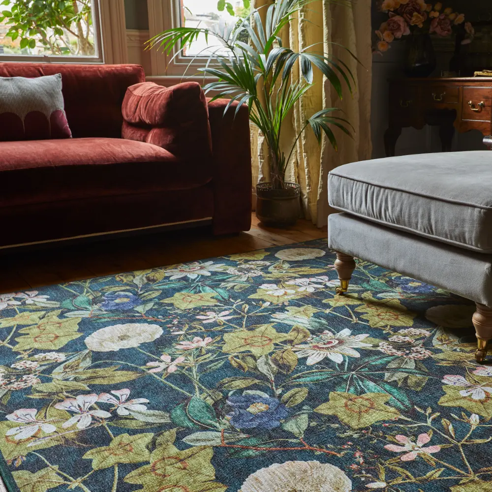 Clarke & Clarke Passiflora Forest Washable
