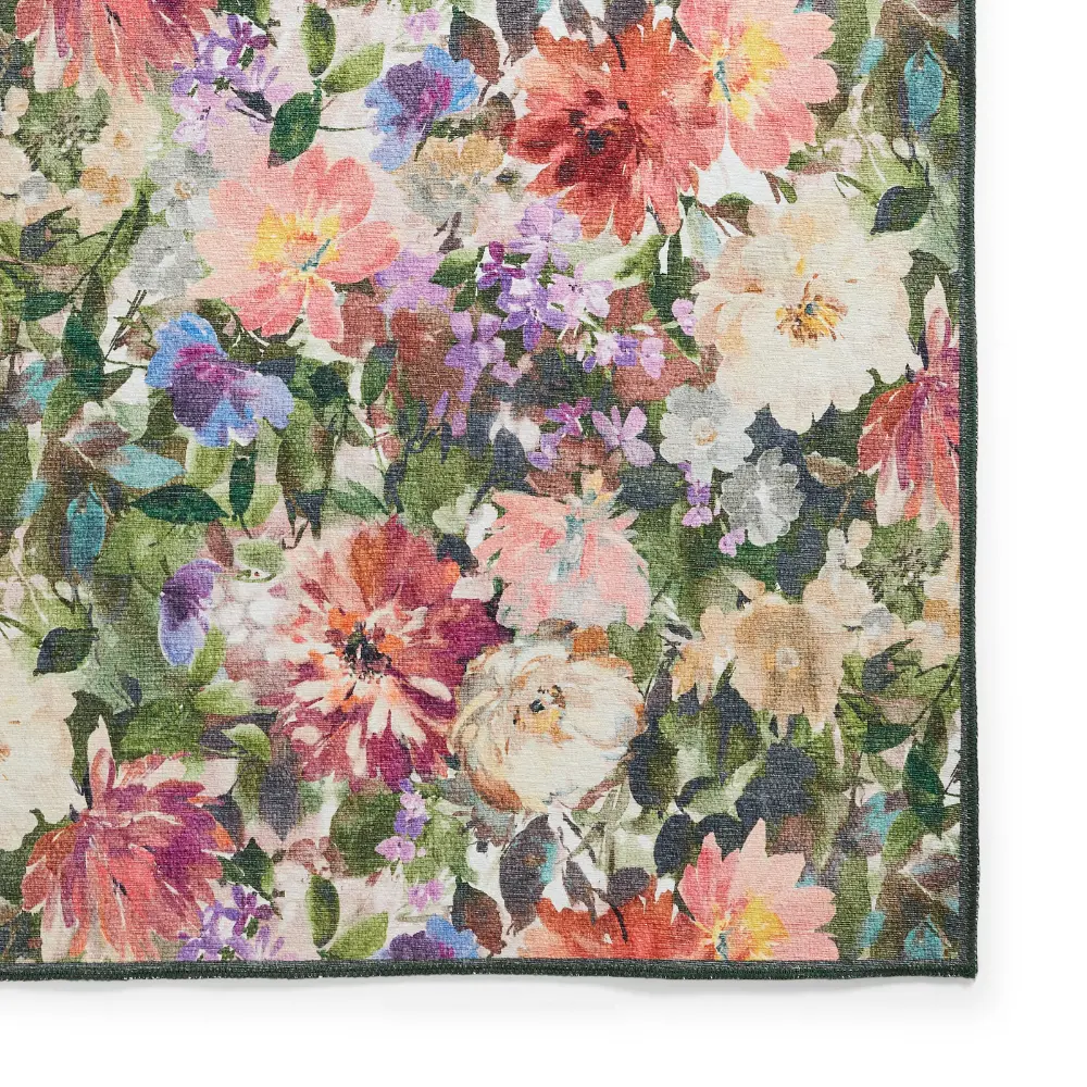 Clarke & Clarke Tahiti Forest & Rouge Washable - Image 5