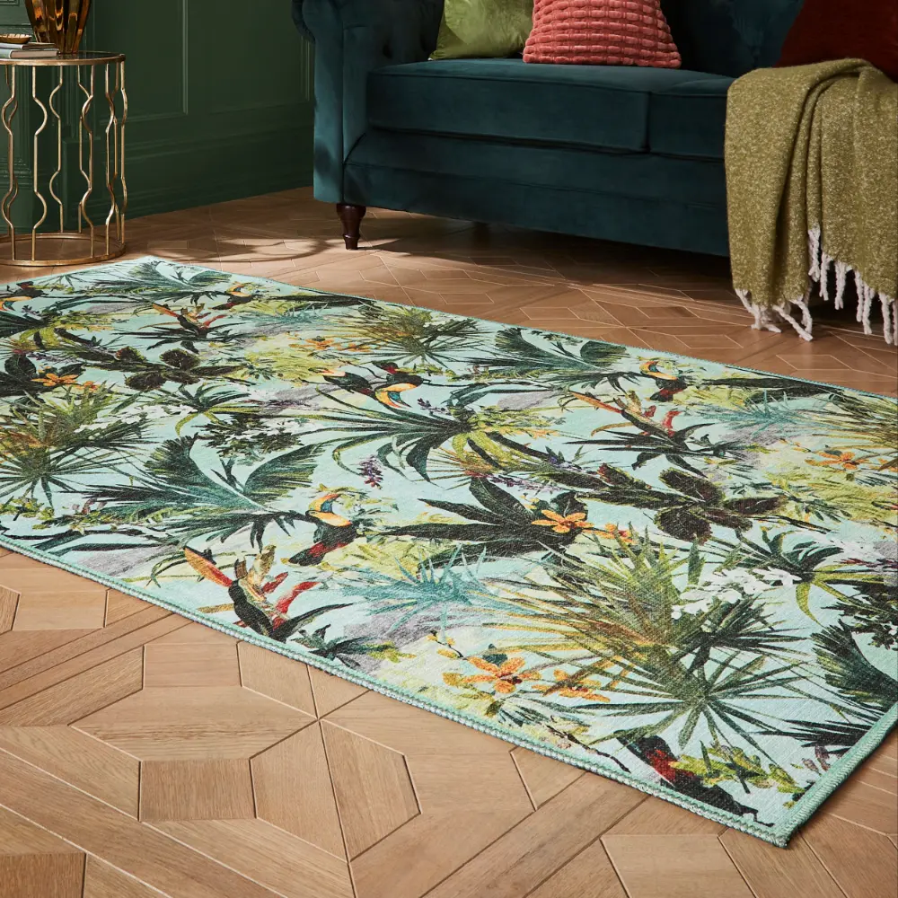 Clarke & Clarke Toucan Sky Washable - Image 4
