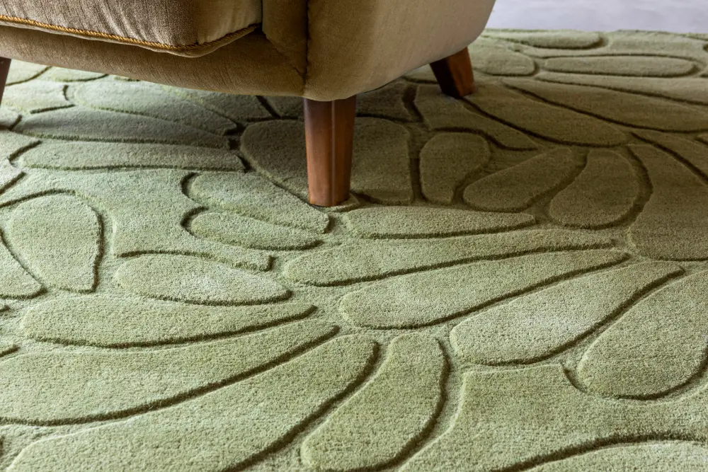 Coleby Petals Laura Ashley Hedgerow Green 078807 Rug - Image 2
