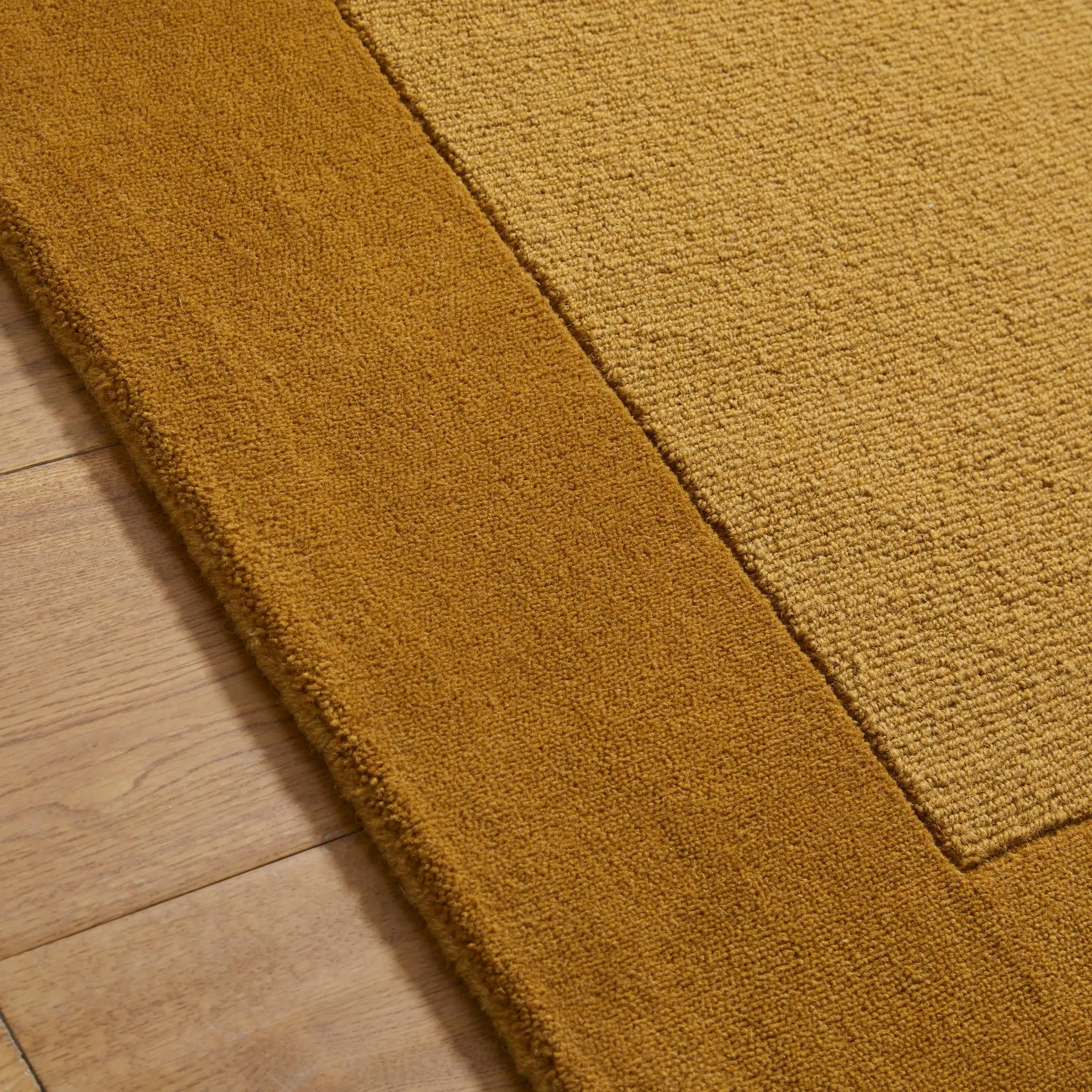 Colours Mustard Rug - Image 3
