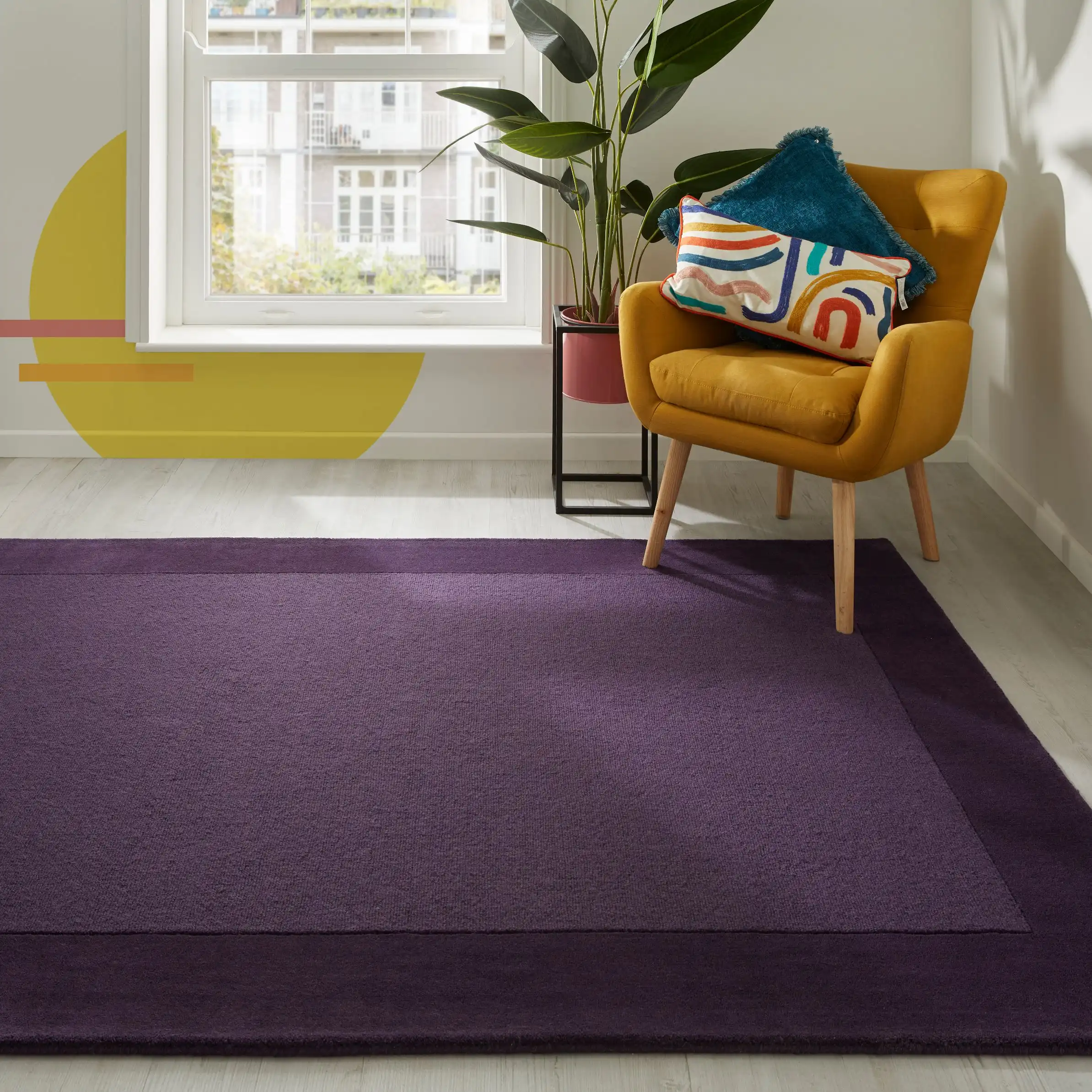 Colours Purple Rug