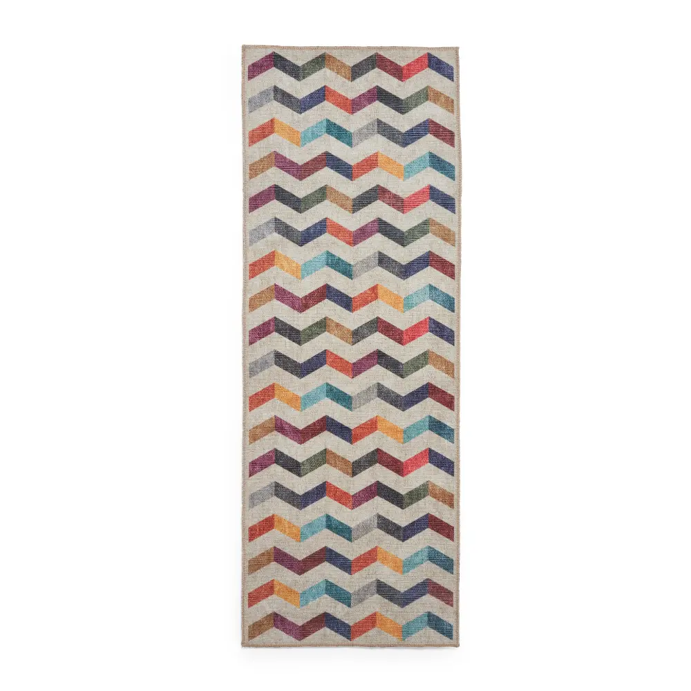 Coral H1059 Multi Modern Washable Rug - Image 7