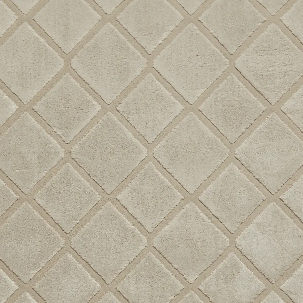 Catherine Lansfield Cosy Diamond Natural - Washable - Image 6