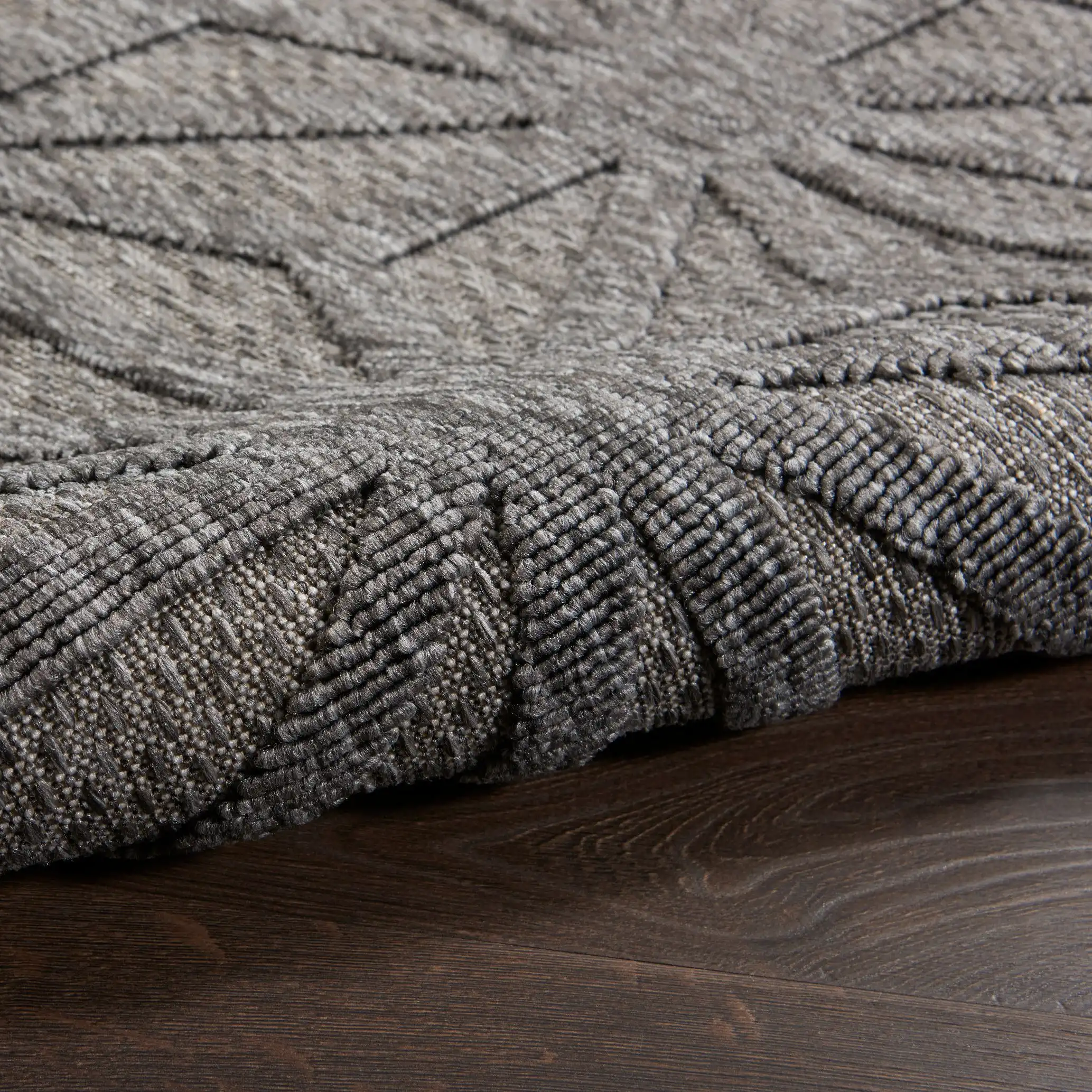Cozumel (Outdoor) CZM01 Dark Grey Rug - Image 4