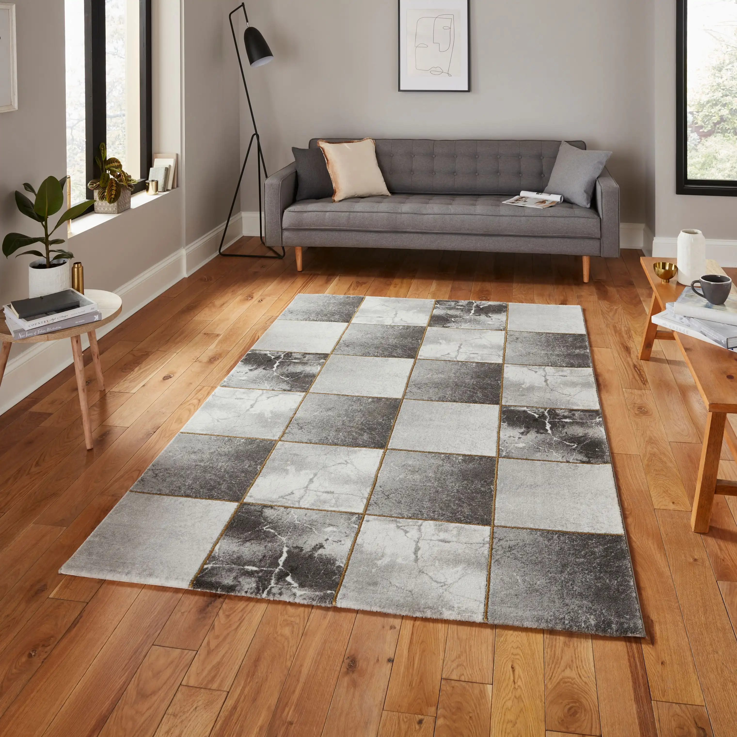 Craft 23495 Grey Gold Rug