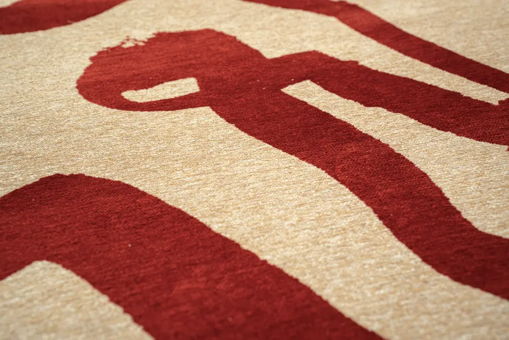 Craft Ribbon Imperial Red 9847Washable Rug - Image 11